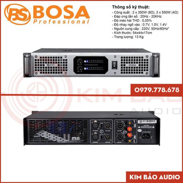 Main Bosa XS350 – Main 2 kênh