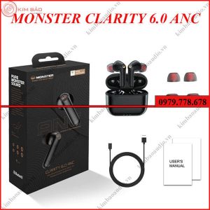 Tai nghe Monster Clarity 6.0 ANC black chính hãng