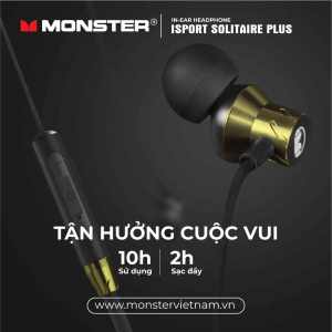 Tai nghe không dây Monster Isport Solitaire Lite Plus