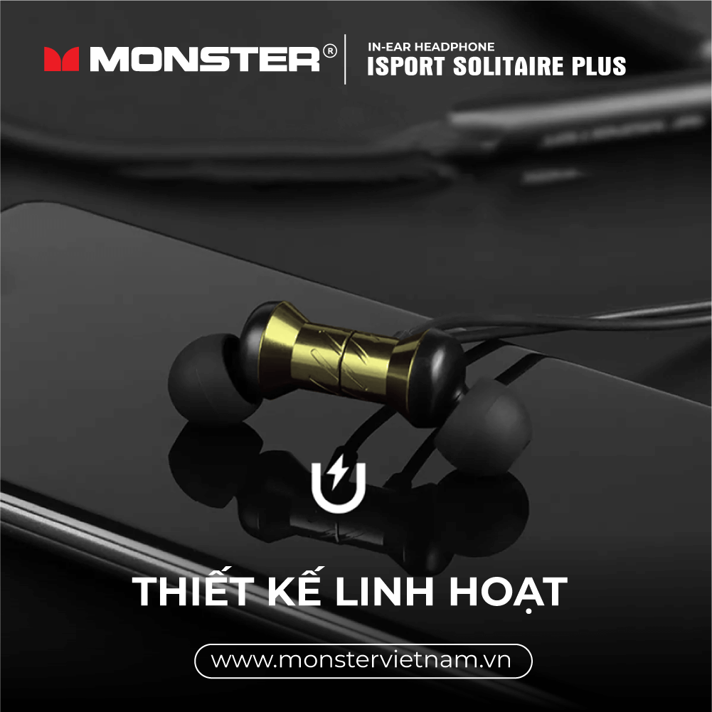 Tai nghe Bluetooth Monster Isport Solitaire Lite Plus