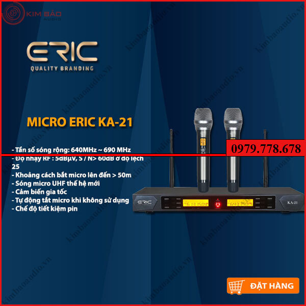 Micro Không Dây Eric KA21