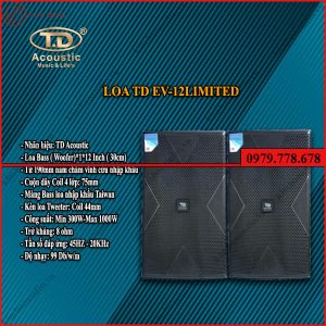 Loa TD Acoustic EV 12 Limited